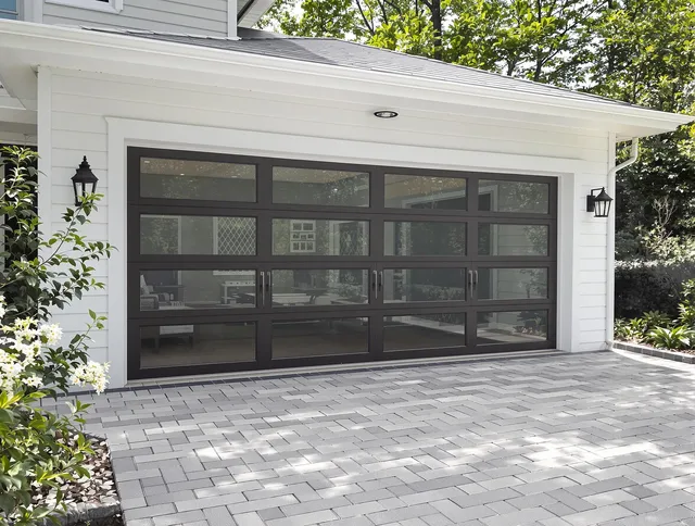 Pico Rivera Garage Door Repair design specialist presenting custom garage door options to Pico Rivera homeowner
