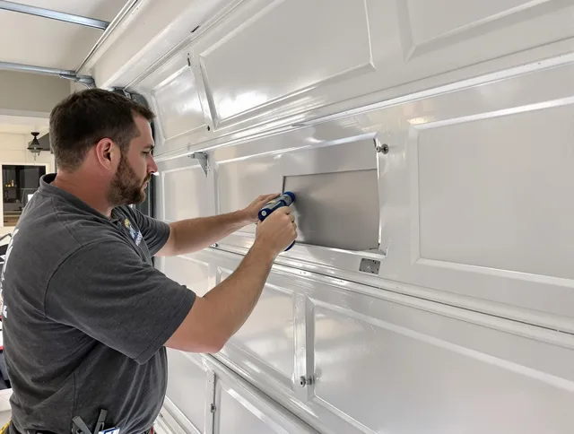 Garage door panel repair by Pico Rivera Garage Door Repair in Pico Rivera
