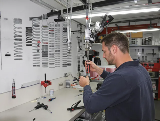 Pico Rivera Garage Door Repair safety certified technician performing precision spring replacement in Pico Rivera